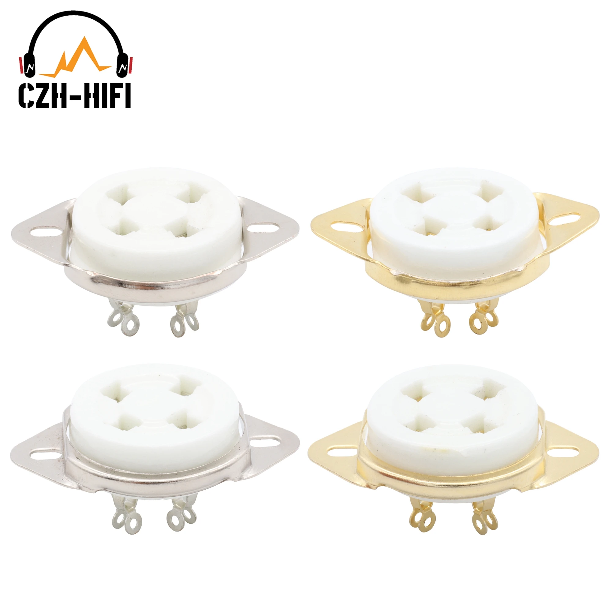 1 шт. 4 контактный трубчатый разъем U4A керамический базовый клапан верхнее