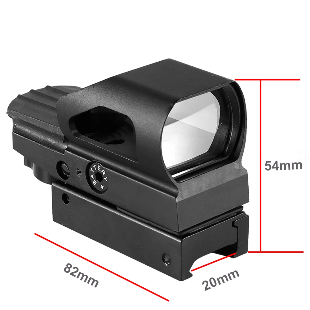 Bestsight 1x22x33 охотничий оптический прицел с красной точкой Коллиматорный для