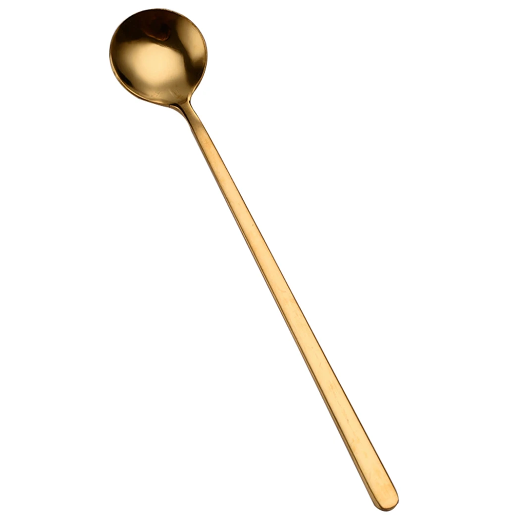 

12pcs/Set Gold Luxury Coffee Spoon Stainless Steel Mini Teaspoons Sugar Dessert Spoon Ice Cream Soup Spoon Kitchen Accessories