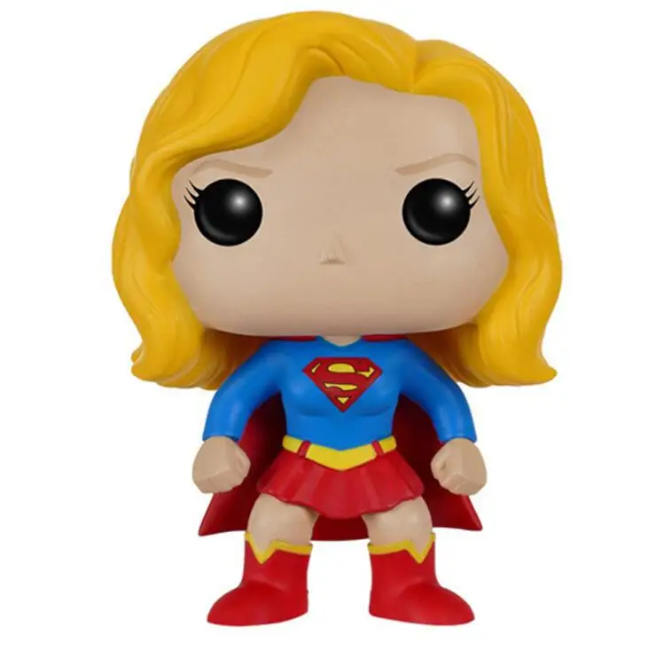 Funkos Pops Justice Alliance Supergirl Коллекционная модель детские игрушки фигурка куклы для