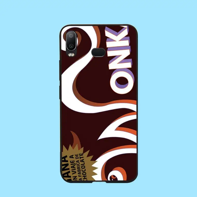 CUTEWANAN Wonka Bar с золотым билетом Alpen Золотой шоколадный чехол для телефона Samsung A10 A20 A30