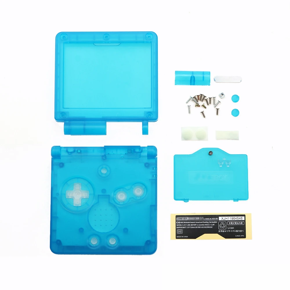 YuXi Прозрачный чехол для GameBoy Advance SP Classic ограниченная серия сменный корпус экрана