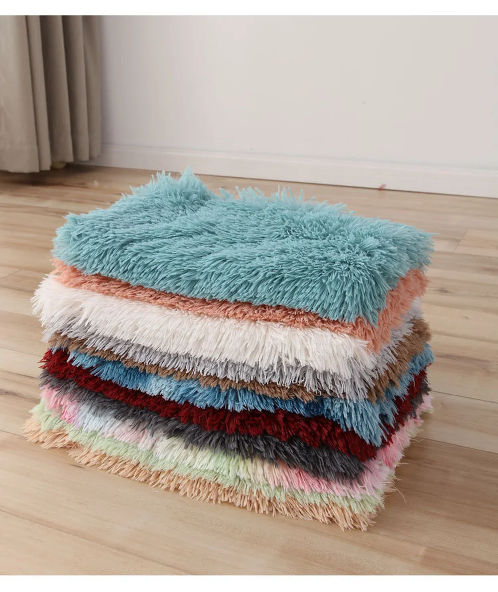 

Soft Long plush Padded Warm Pet Blanket Can Be Used A Mattress Cat Sofa Cushion Household Rug To Keep Warm Dog Sleeping Blanket
