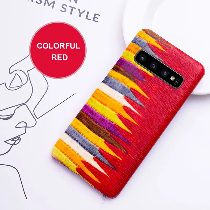 Чехол для телефона для Samsung Galaxy S6 S7 край S8 S9 S10 Note 8, 9, 10, плюс A30 A50 A70 теплые роспись для A5 A7 J5 A8 чехол - Цвет: Red