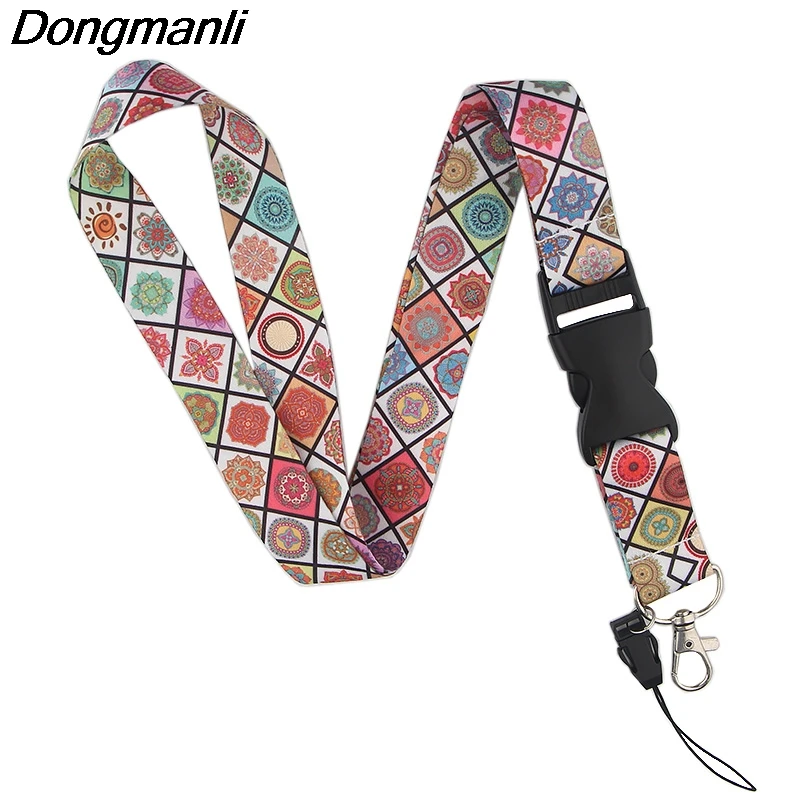 Брелок P3986 Dongmanli с мандалой брелок цветочным узором держатель для Id-карты ID-карта