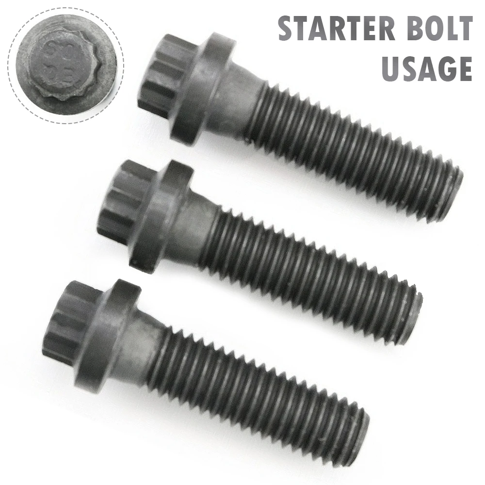 

3pcs Starter Mounting Bolts Durable Steel Screws Mountings Bolt 3903834 Fasteners Accessories For Dodge Cummins
