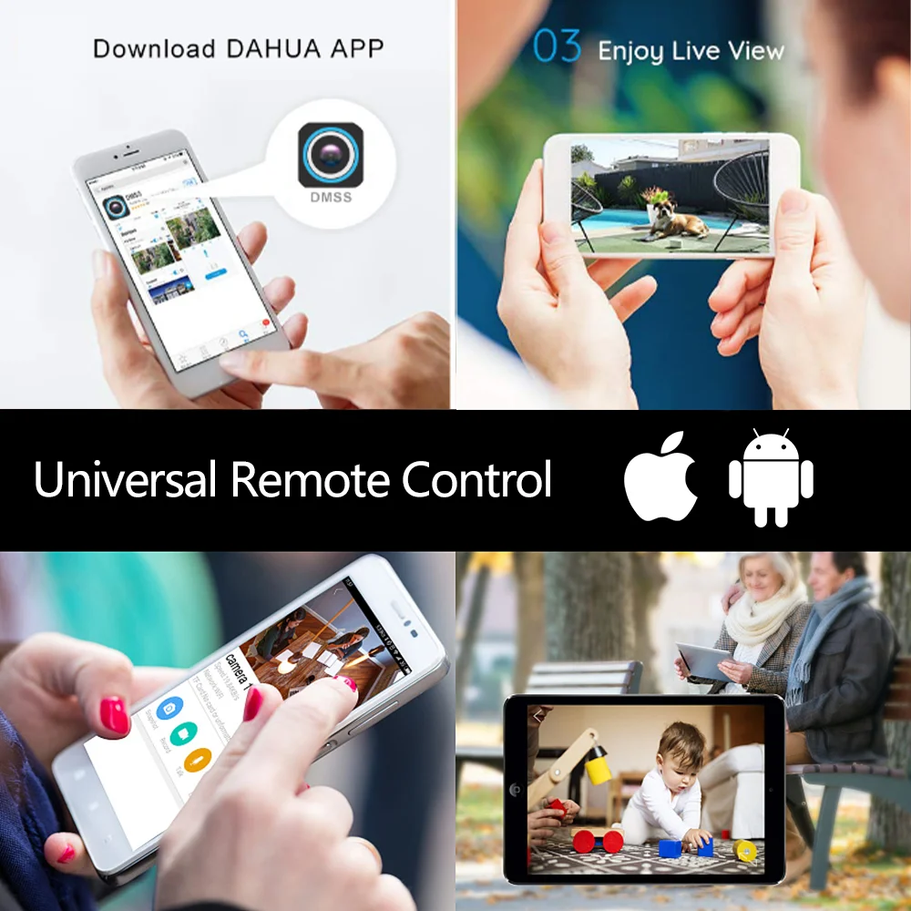 Камера видеонаблюдения Dahua 4K 8 МП|Видеорегистратор для видеонаблюдения| |