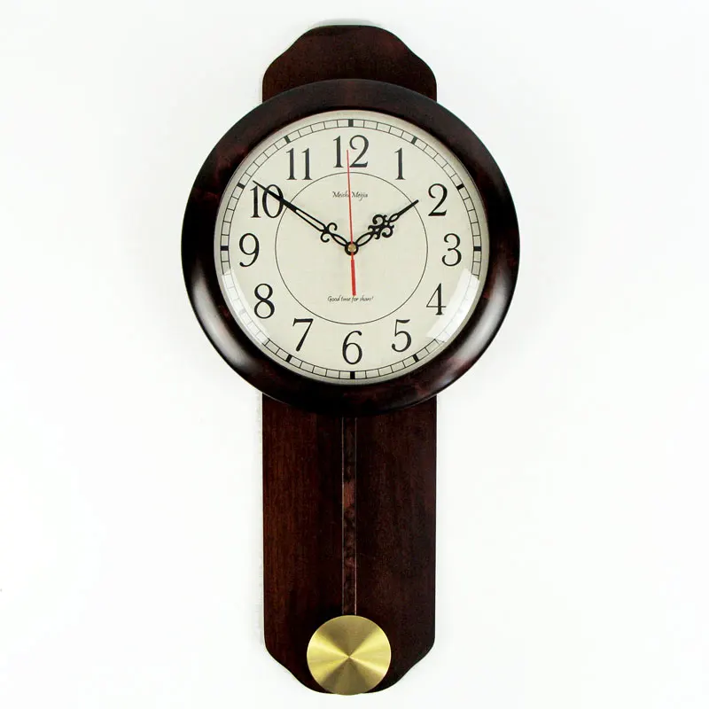 Современные настенные часы в скандинавском стиле деревянные ретро-часы