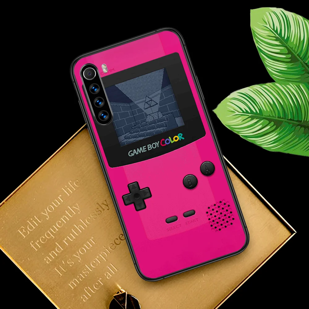 

Video Gameboy Boy Game Phone Case For Xiaomi Redmi Note 7 8 8T 9 9S 4X 7 7A 9A K30 Pro Ultra black Funda Painting Waterproof Tpu