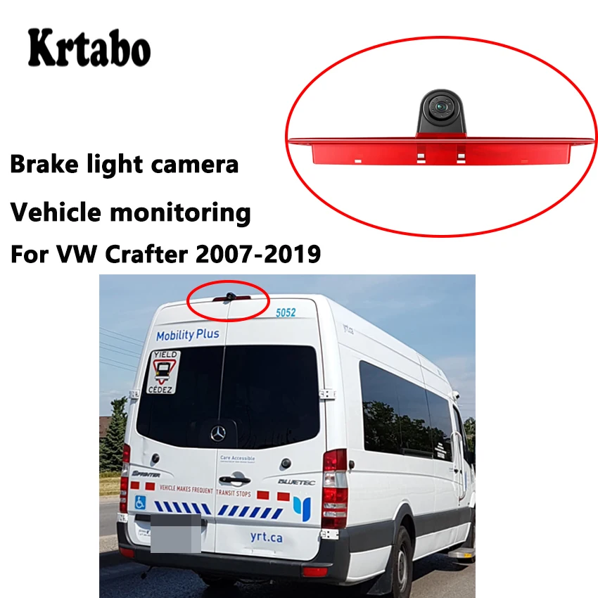 Для Volkswagen Crafter 2007-2019 full HD широкоугольная камера заднего вида изображение высокое