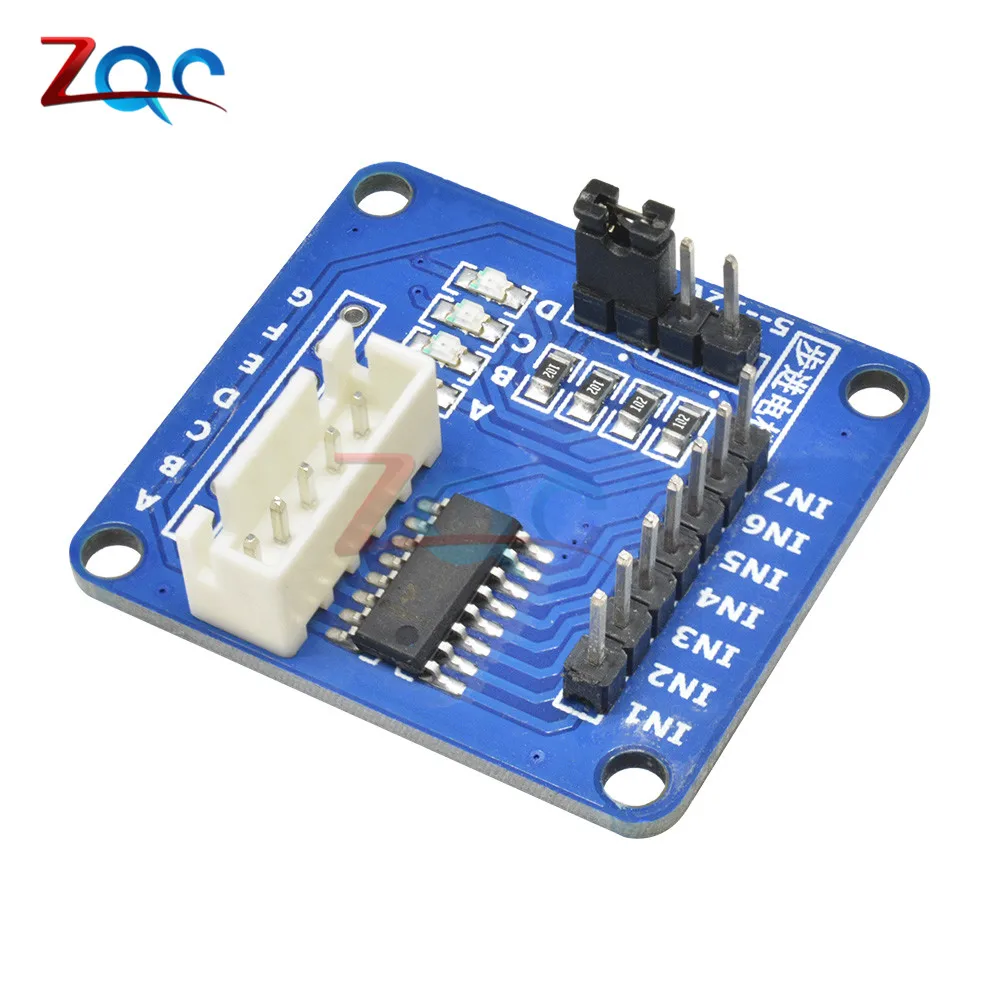 Плата драйвера шагового двигателя ULN2003 испытательный модуль для Arduino AVR SMD|Драйвер
