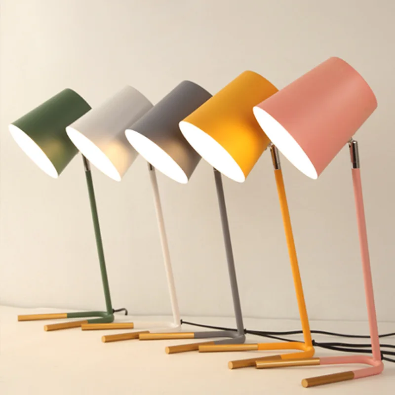 

Modern pellet Simple Desk lamp colorful Creative Bedroom Bedside lamp reading lamp Personality Night Light Custom Desk Lamp