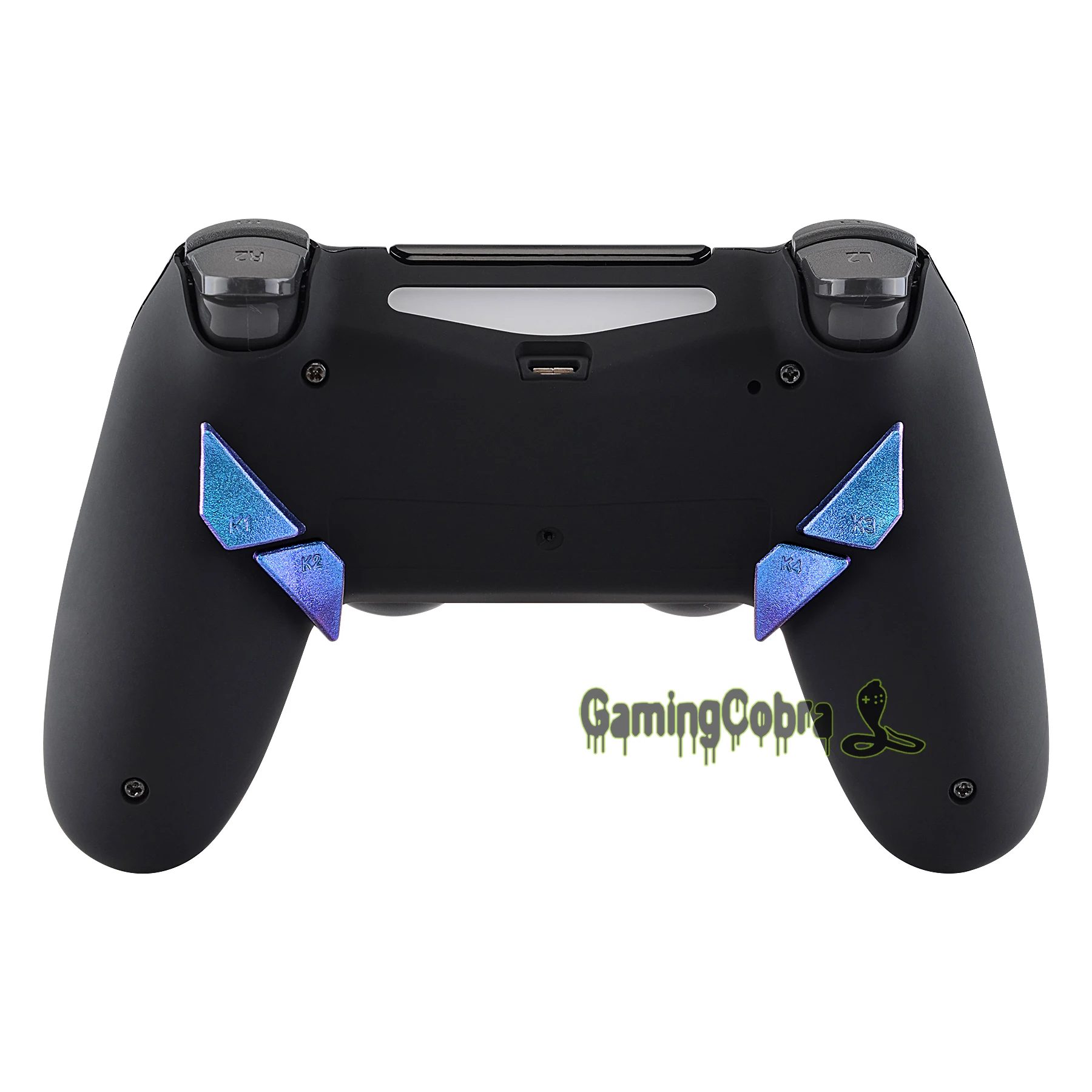 Экстремальные глянцевые пуговицы-хамелеоны фиолетового и синего цвета для