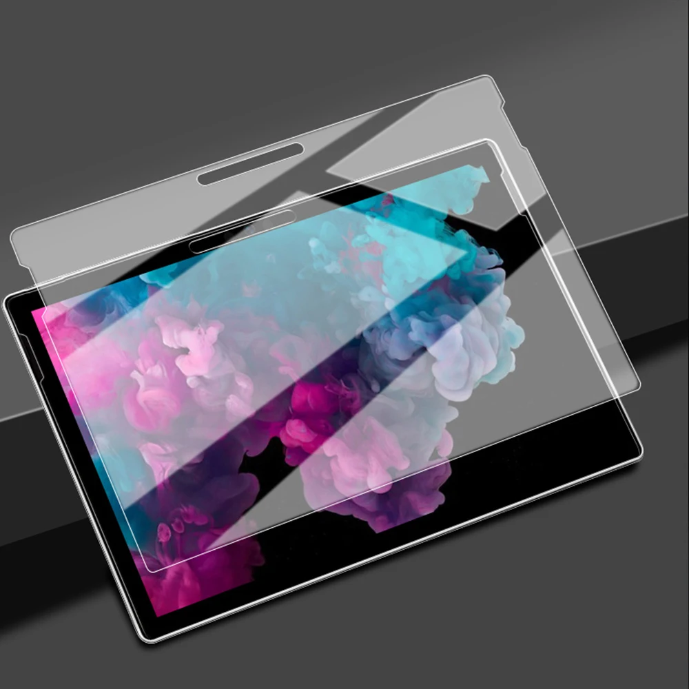 Закаленное стекло для Microsoft Surface Pro 8 7 6 5 4 3 2 X Go чехол-книжка защитная пленка защита