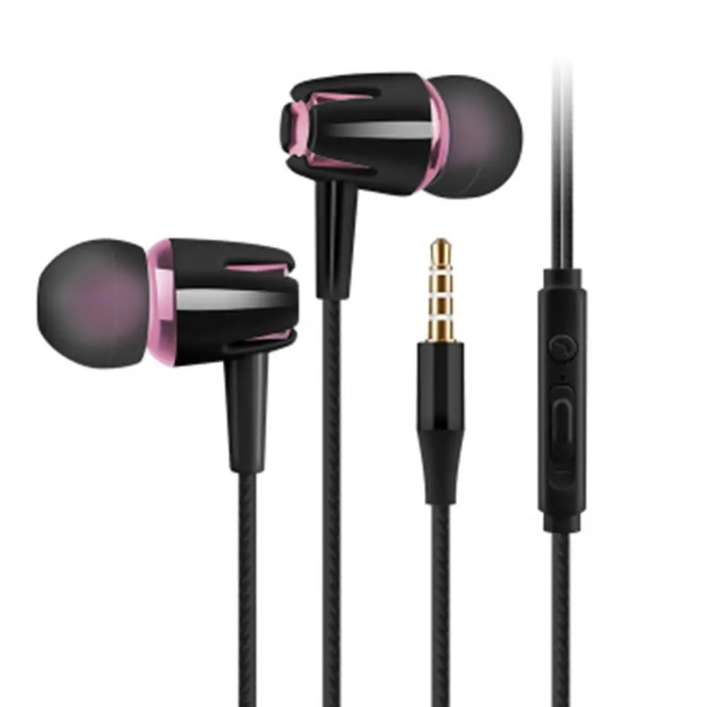 

Universal Normal/Luminous Wire Heavy Bass In-ear 3.5mm Earphones with Microphone For Most Phones Tablets MP3 MP4