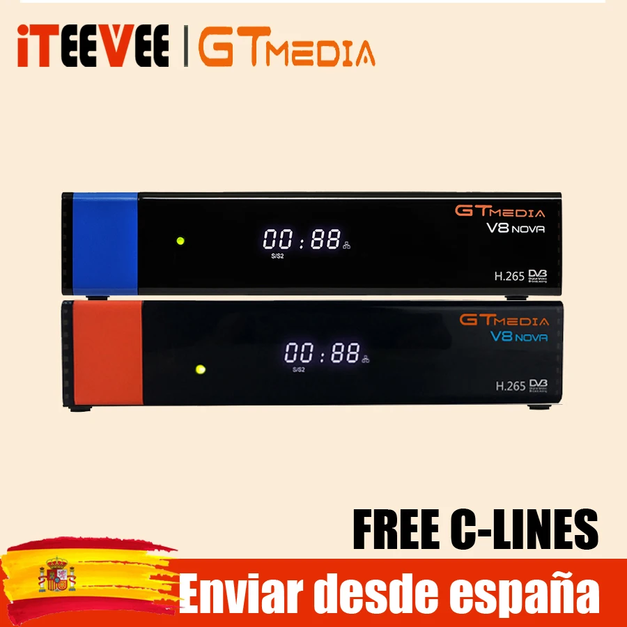 Рецептор Gtmedia V8 Nova Встроенный Wi-Fi мощность по freesat v9 супер DVB-S2 1 год Ccam линия на 1 год ТВ коробка такая же как V9 супер