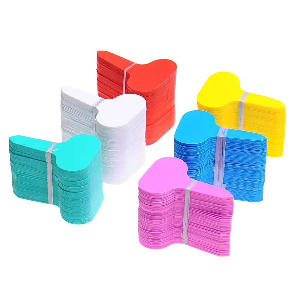 

100 PCS Nursery Garden Plant Label Flower Marker Fruit Vegetable Seedling Tag Waterproof Sun-proof PP Plastic Label