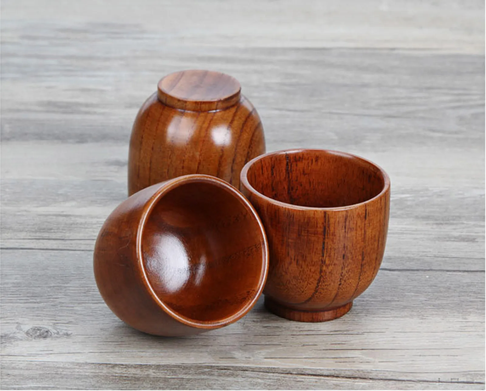 Натуральная деревянная кружка для воды в японском стиле сакэ зеленого чая и кофе