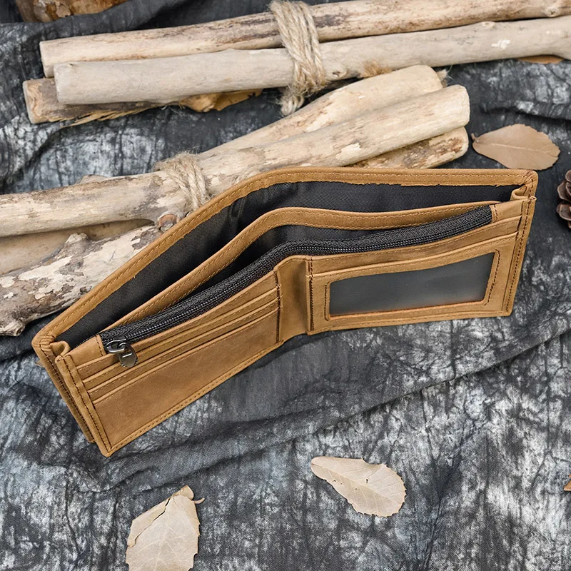 Классический роскошный брендовый дизайнерский короткий кошелек MAHEU для мужчин