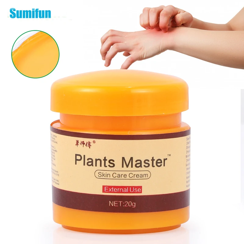 

Sumifun 20g Psoriasis Cream Skin Care Cream Antibacterial Dermatitis Pruritus Eczematoid Herbal Anti-itching Medical Ointment