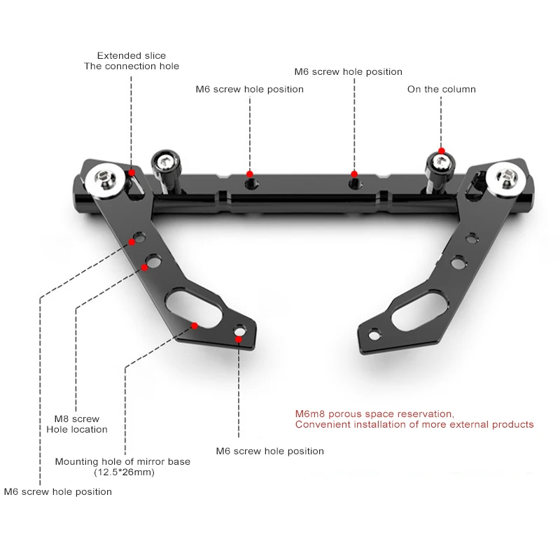 

Motorcycle Balance Bar Mobile Phone Bracket Universal For J30xmax250 300400 Nmax155smax155 Modified