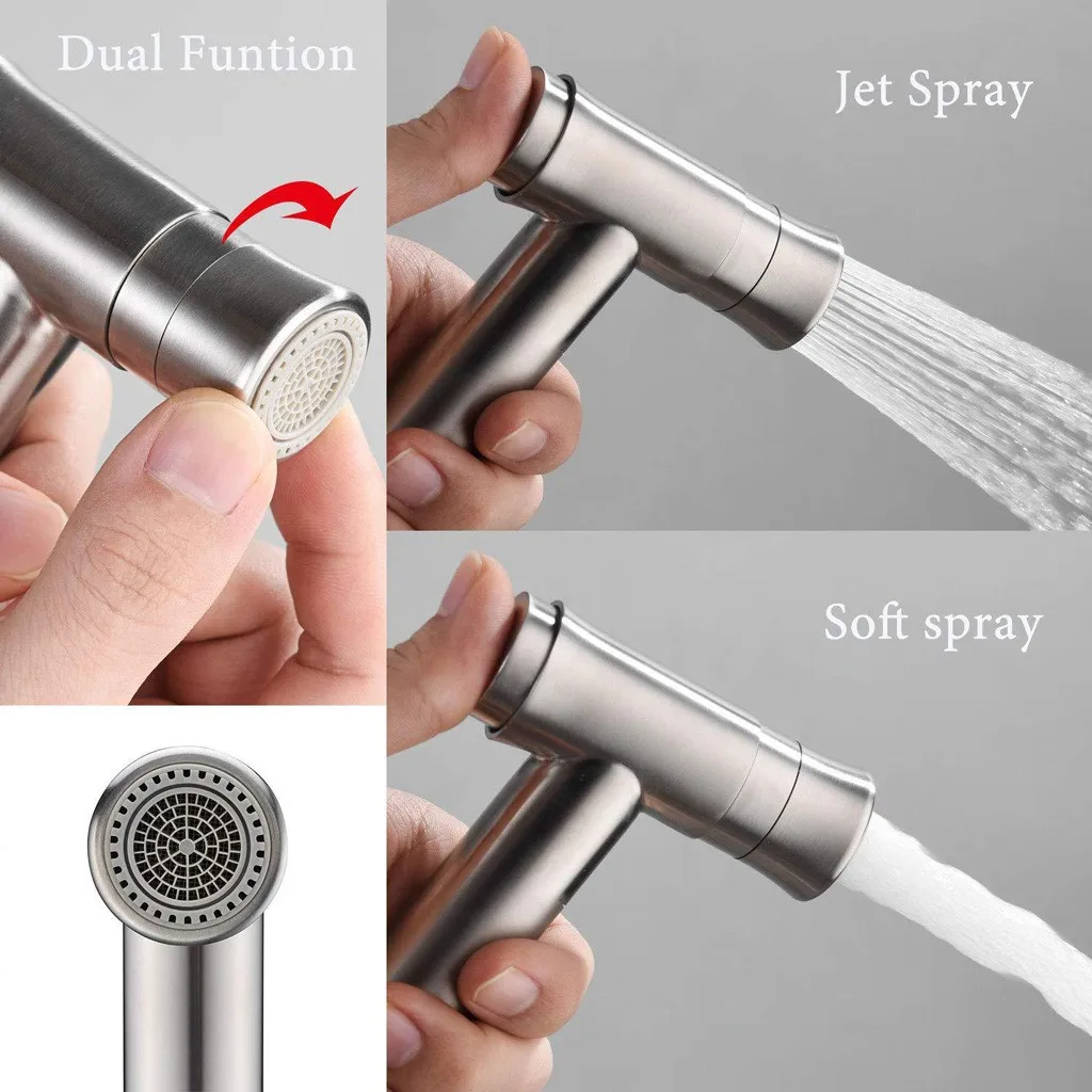 Самоочищающаяся насадка для душа из нержавеющей стали персональная ручная набор