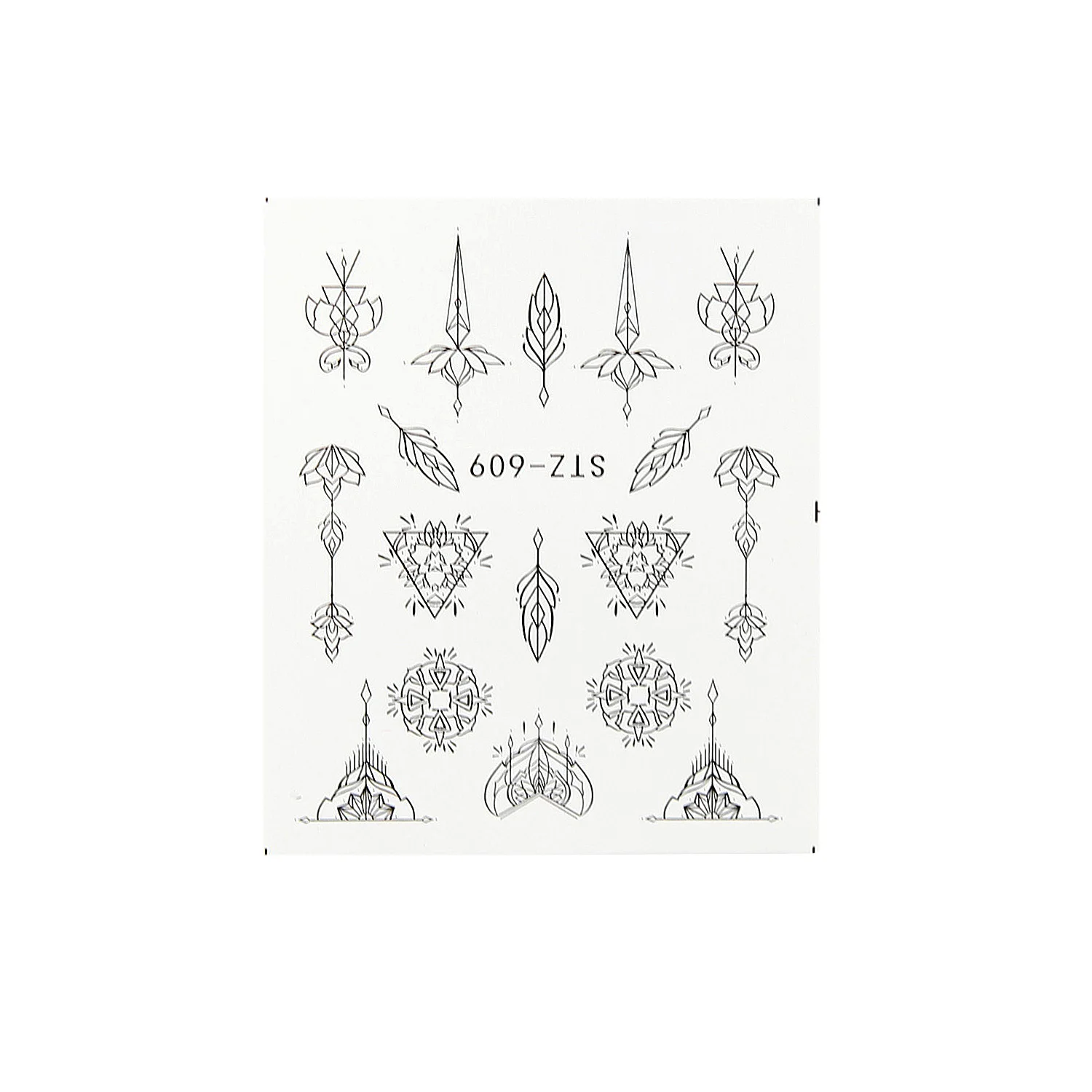 6 листов/набор переводные наклейки для ногтей|Стикеры и наклейки| |