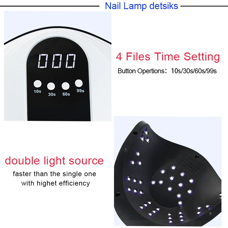 84 Вт Светодиодный лампа для ногтей Сушилка 42 шт УФ лампы гель с восприятие