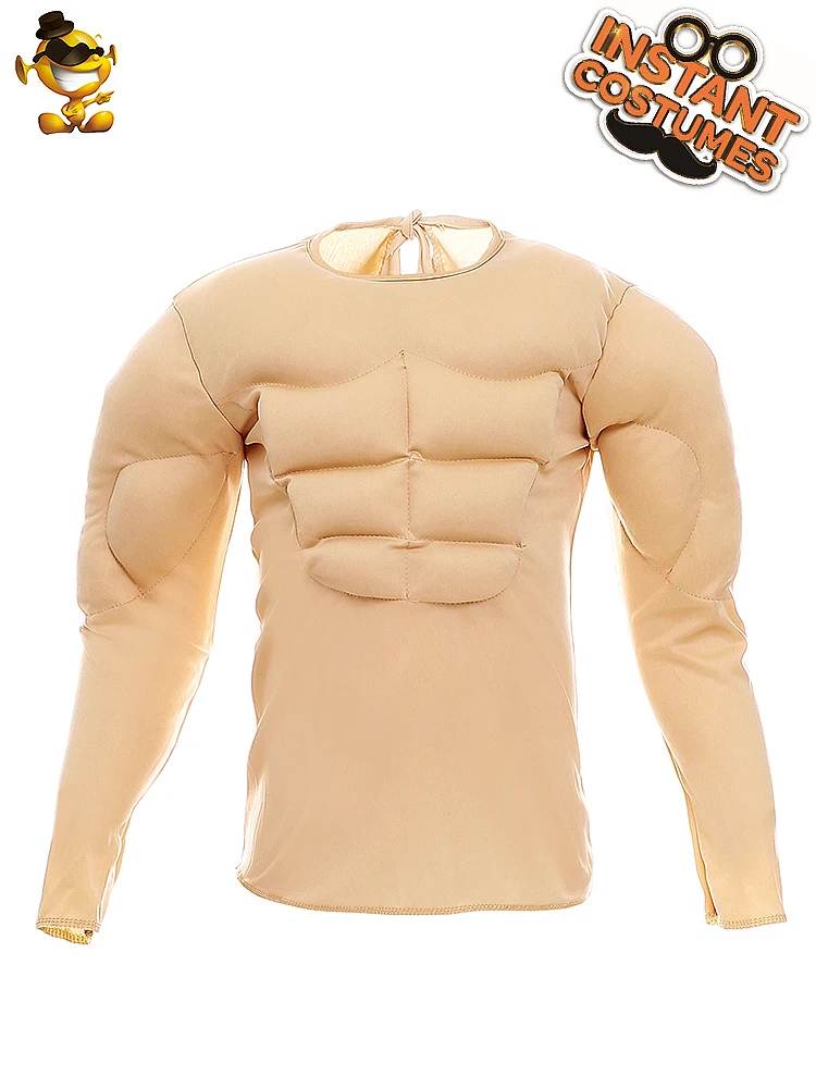 Для мужчин со сформированными грудными мышцами рубашка костюм на Хэллоуин