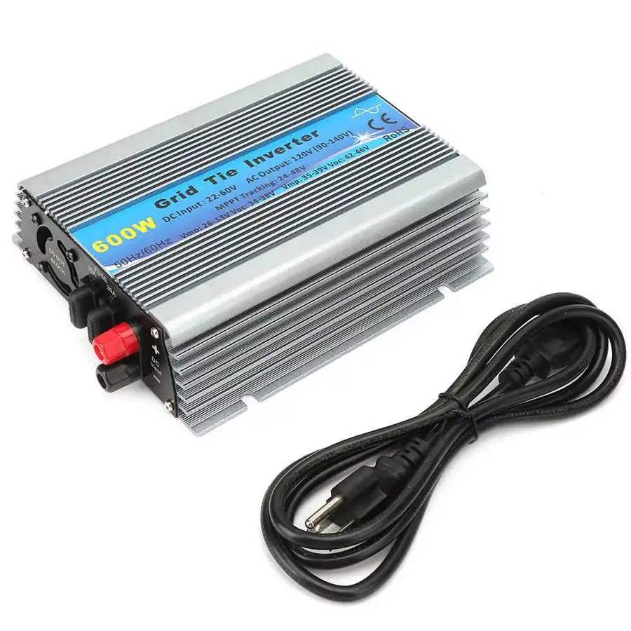 Солнечный инвертор 600 Вт немодулированный синусоидальный преобразователь с