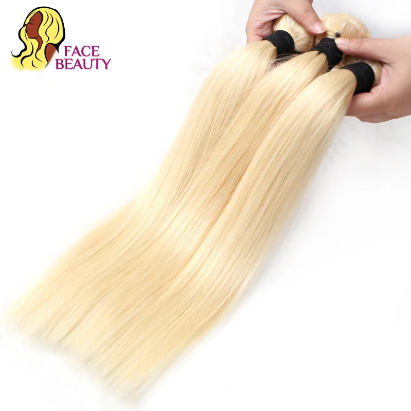 Блонд Facebeauty 1B 613 с Омбре Плетеный Уток 8 28 дюймов Remy бразильские прямые