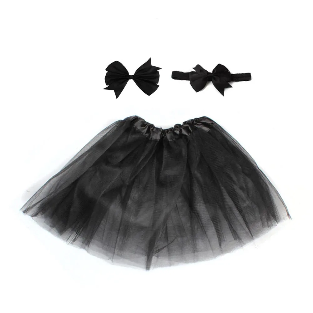 3 шт./компл. одежда для маленьких девочек яркие цвета мягкие тюлевые юбки пачки с