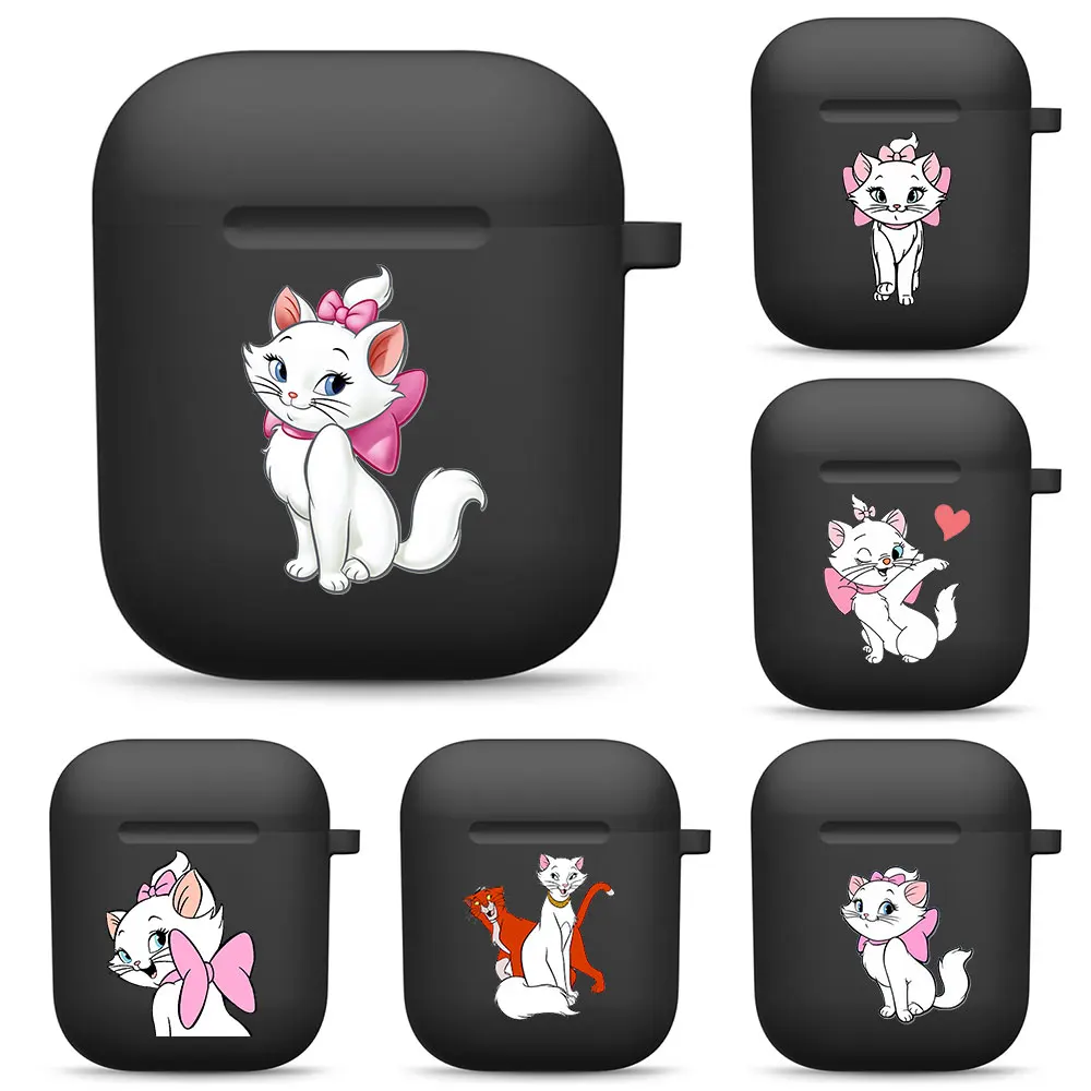 

Аристократы чехол для наушников Disney подходит для Apple Airpods 2 1 беспроводной аксессуар мягкий чехол