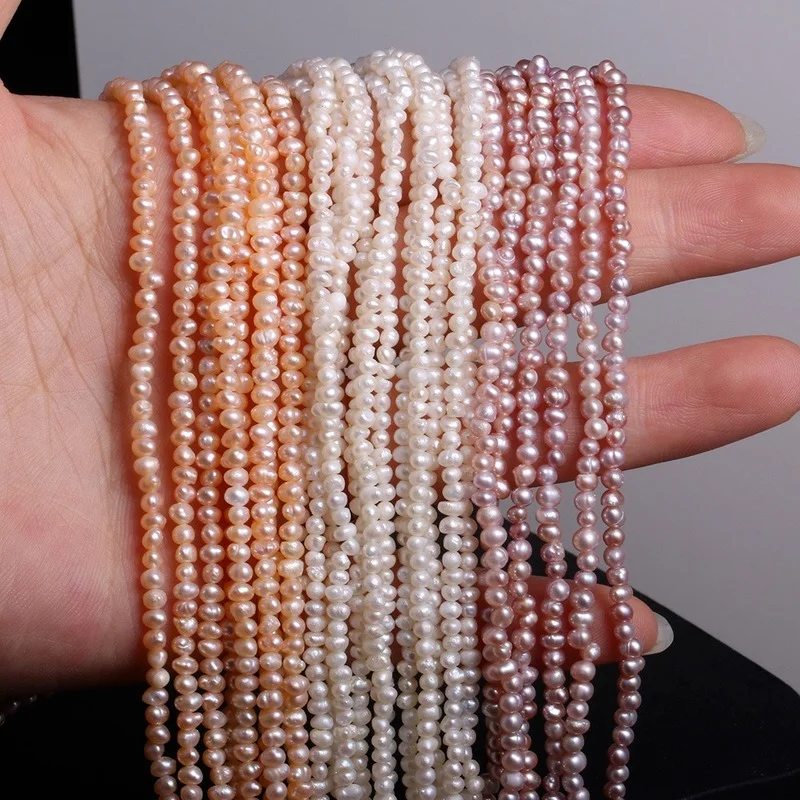 

Бусины Из Натурального пресноводного жемчуга, 2-3 мм