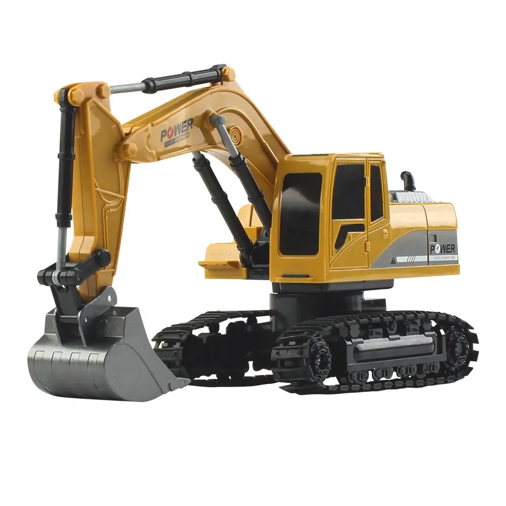 

ZHENDUO RC Excavator 1/24 6CH Vehicle Models With Light Music Children Toy Gift Kid Remote Control Drive Machine 1027