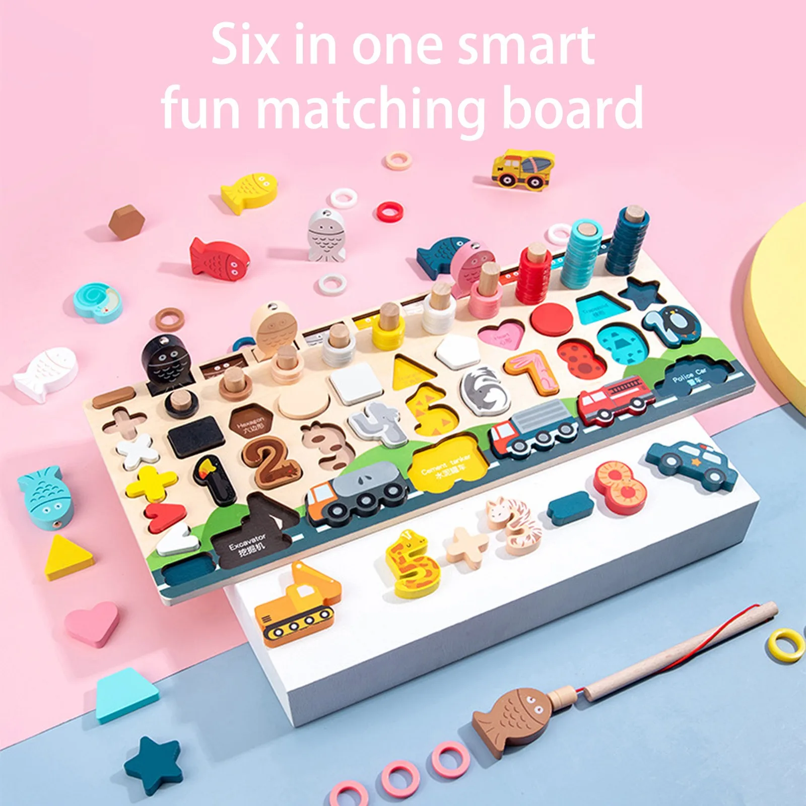 

Деревянные цифры Монтессори, алфавит, пазлы, форма, сортировка, подсчет, обучающие игрушки для малышей, интерактивные обучающие игрушки для ...