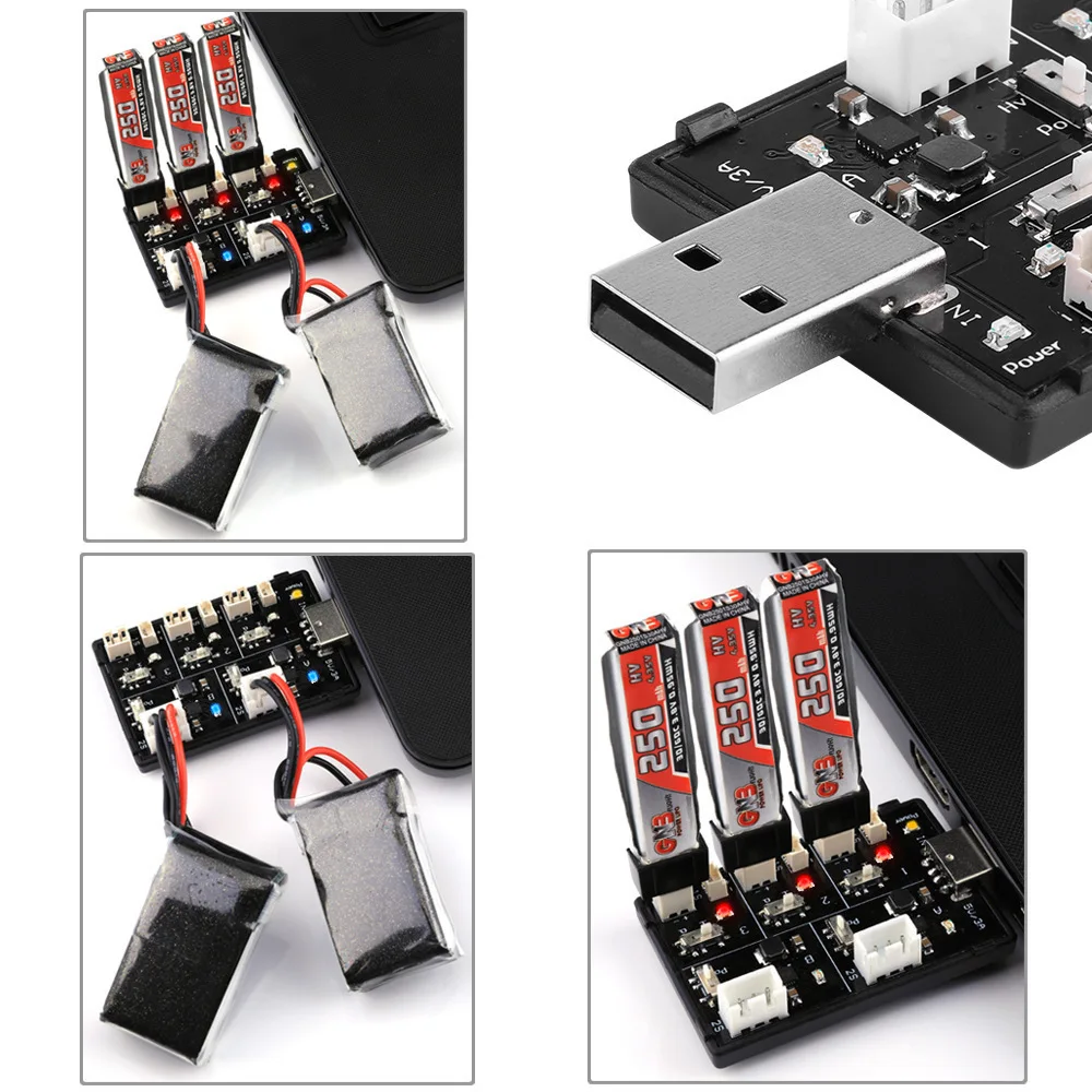 Lipo Lihv зарядное устройство пластина Usb порт БПЛА Rc Fpv гоночные части LiHV20805 22120s JST PH 2 0