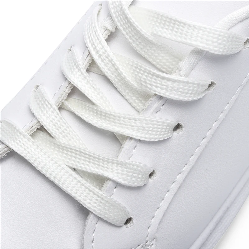 Высокое качество белые шнурки 100 см Мужская женская обувь кружева для кроссовок