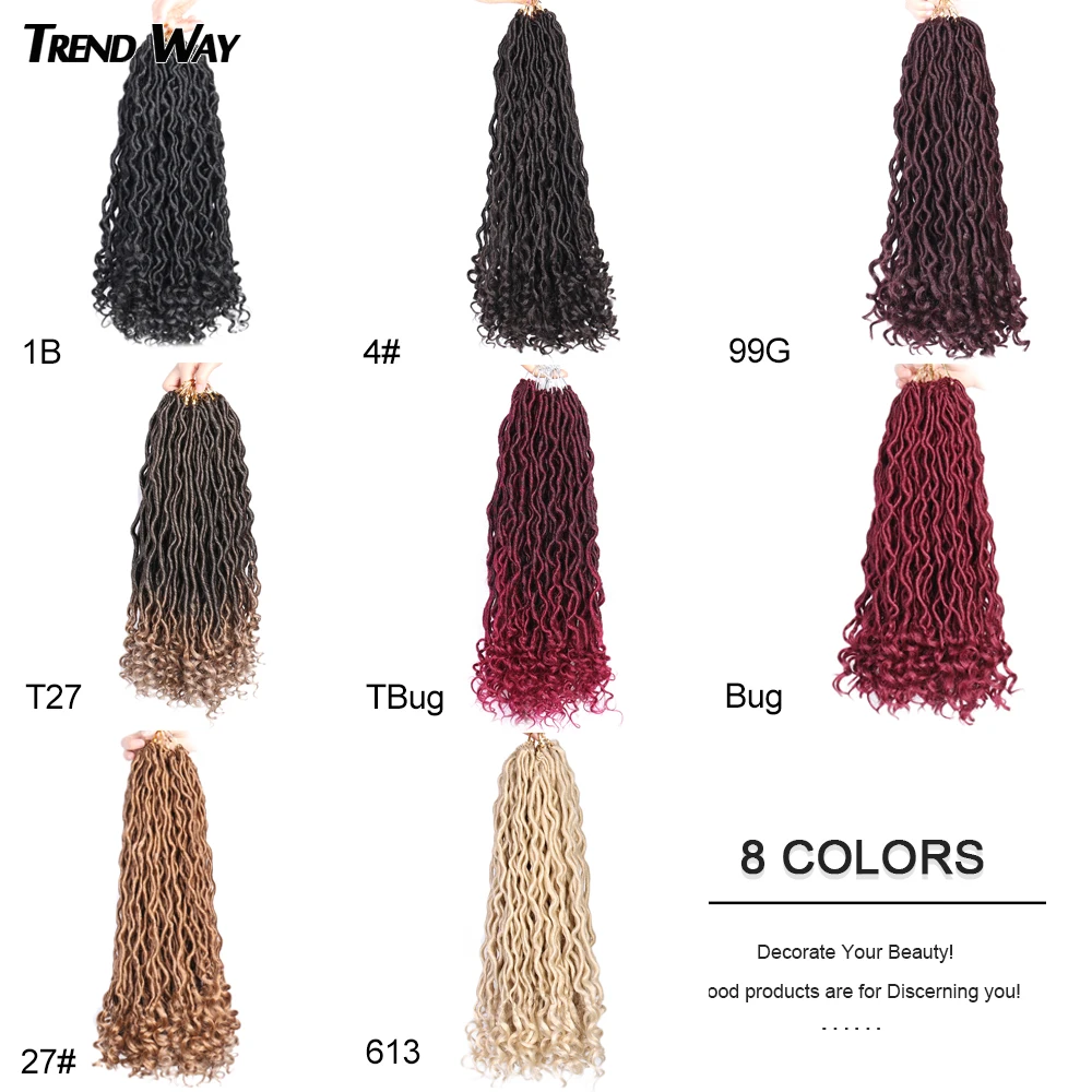 Синтетические вьющиеся дреды искусственные локоны 20 дюймов для женщин замки