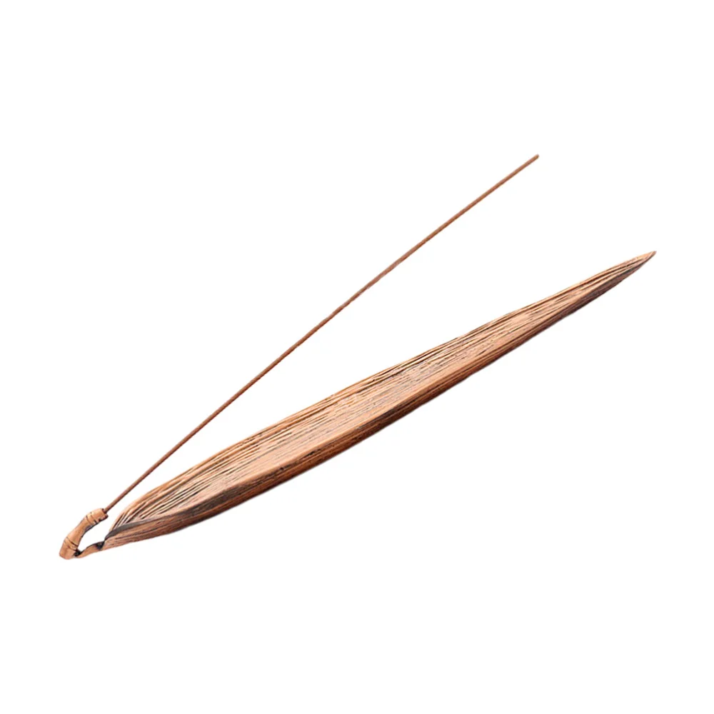 Ретро бамбуковые листья благовония горелки листьев зерна вставляется