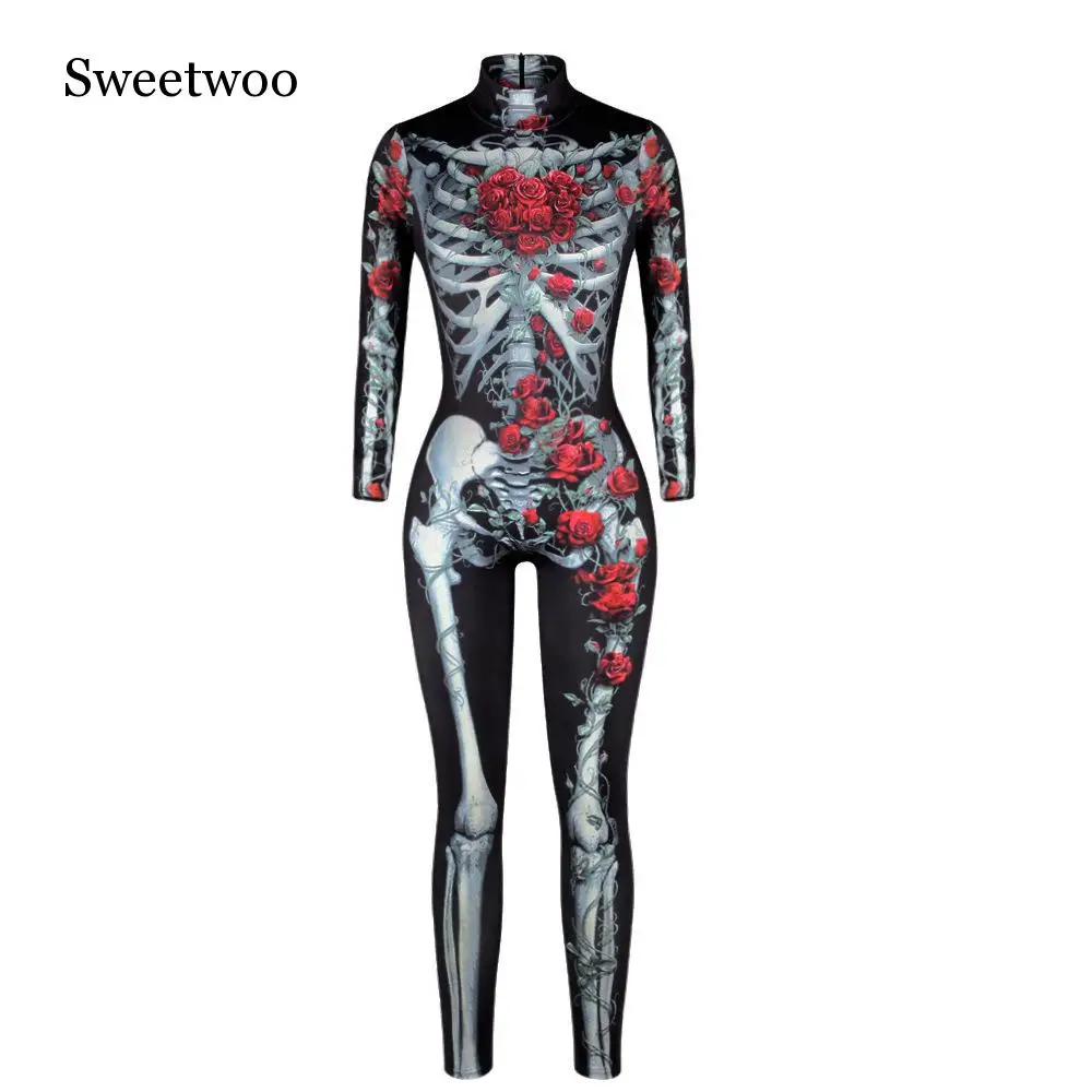 Цифровые Печатные Фитнес комбинезоны спортивный костюм для женщин с высоким