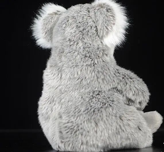 Реалистичная игрушка цвет серый Фотофон около 22 см сидящая Мягкая кукла коала