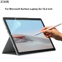 paper touch textured screen protector for microsoft surface laptop go 12 4 inch anti reflection pet film for surface laptop go