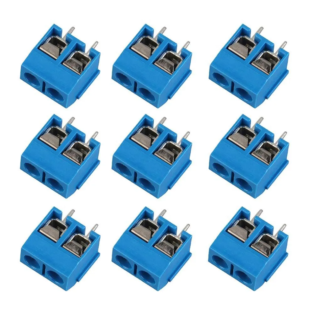 

PCB Screw Parts Terminal 15A 2Pin 3 Pin 300V 5mm Accessories Block Blue