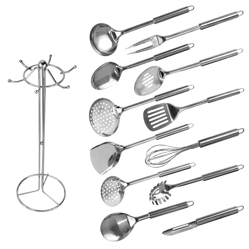 Кухонная утварь нержавеющая сталь антипригарная ложка для супа шпатель дуршлаг