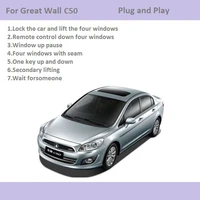 car automatic window closer closingopen control by remote controlone key window lifter for great wall voleex c50 accessories