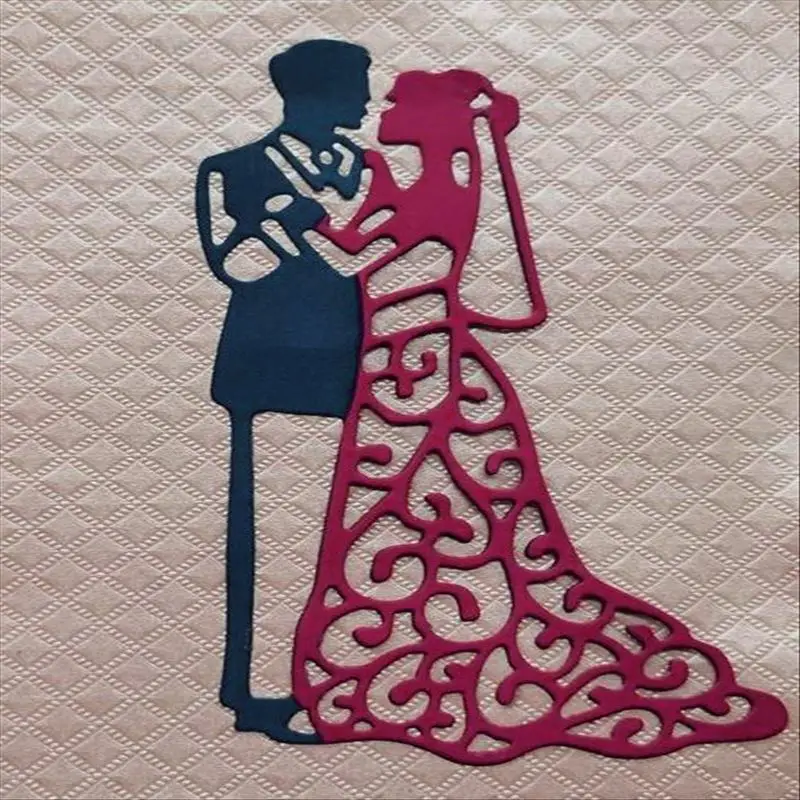 

Dancing lover Metal Cutting Dies for DIY Scrapbooking Album Paper Cards Decorative Crafts Embossing Die Cuts