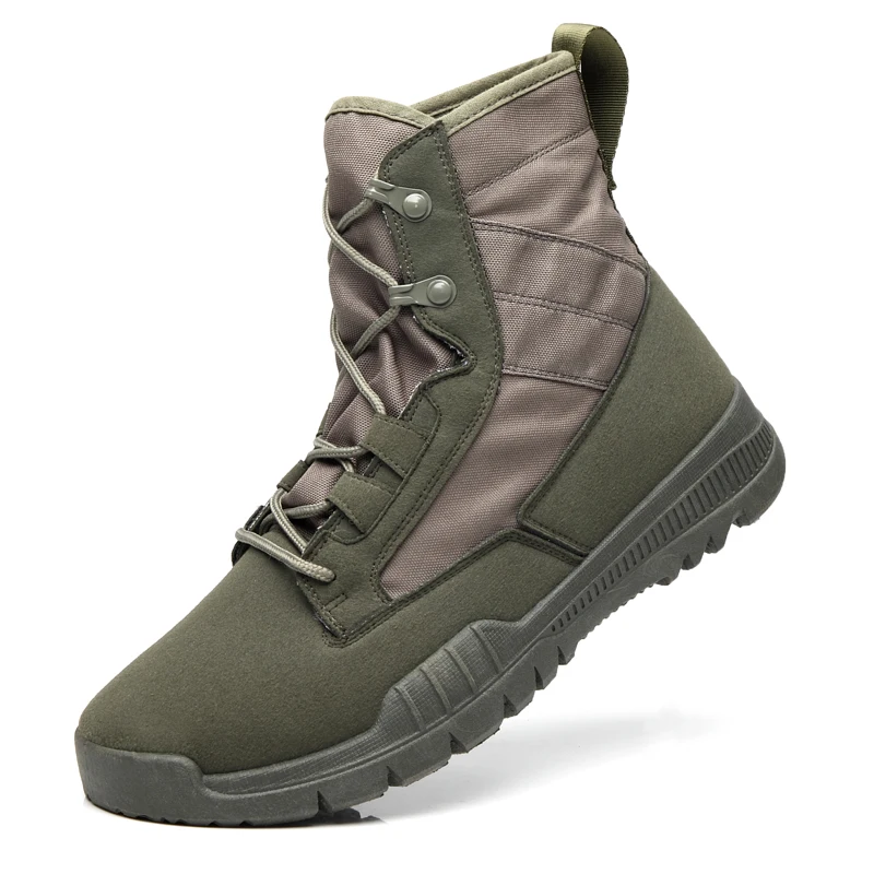 Мужские высокие кроссовки Брендовые военные ботинки из искусственной кожи