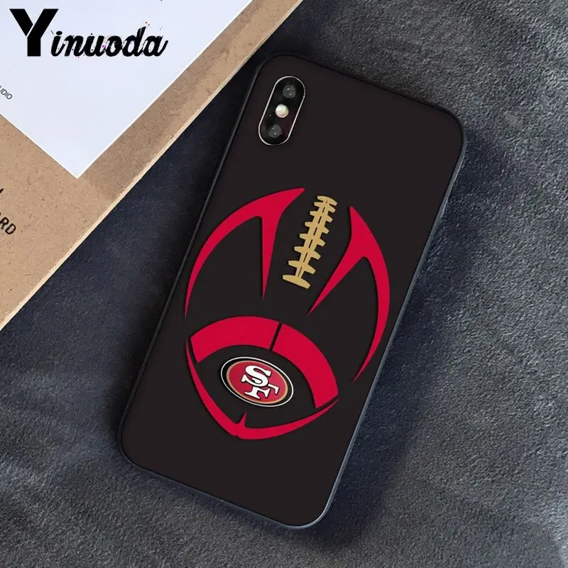 A13 Yinuoda San Francisco 49ers DIY роскошный высококачественный защитный чехол для iPhone 8 7 6 6S Plus 5 5S SE XR X XS MAX Coque 11 11pro max - Цвет: A13