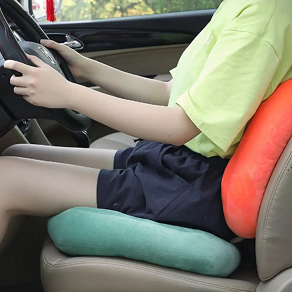 

Cartoon Car Seat Heightening Cushions Polyester Car Seat Thickening Pad Multi-functional Breathable